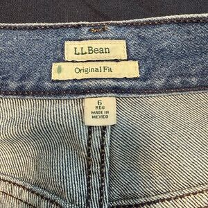 Vintage L.L. Bean Women Blue Jeans - Original Fit, Size 6